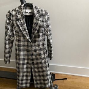Reiss winter plaid coat